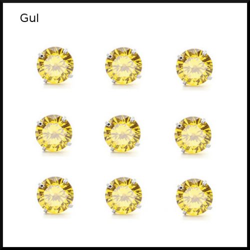 Örhängen Zenita Färg 6 mm gul