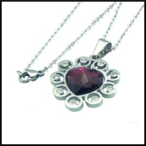 Halsband hjärta