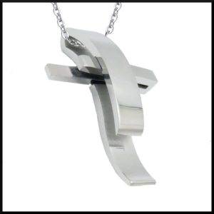 Halsband 3D i stål