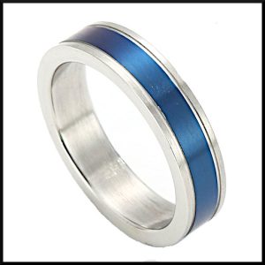 Stål Ring Blårand