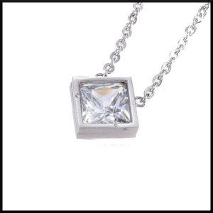 Halsband Diza Vit