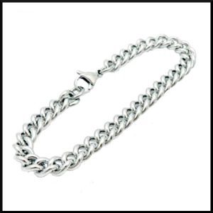 Armband Pansarlänk Rund 7 mm