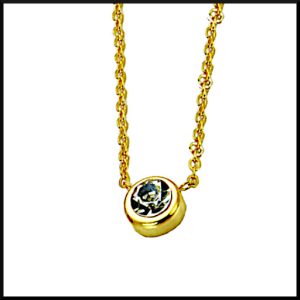 Halsband CZ Guld