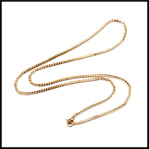 Pansarlänk Guld 50 cm, 2 mm