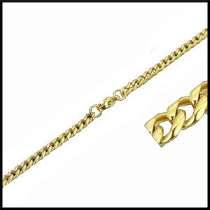 Armband Pansar 3 mm Guld