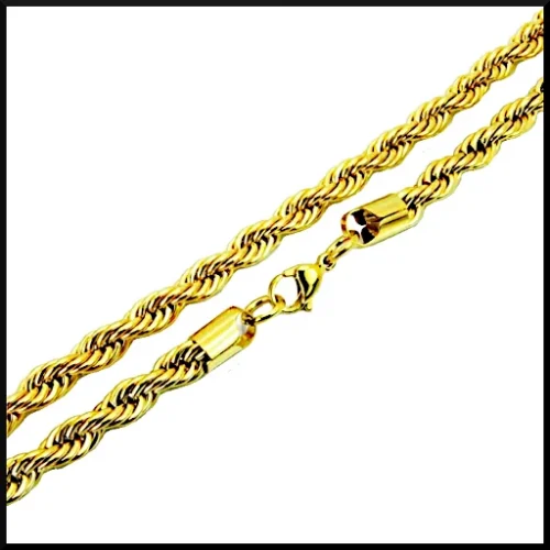 Spirello Guld 45 cm, 7 mm