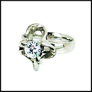 Ring Kurvor med CZ
