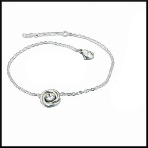 Armband Knop Vit