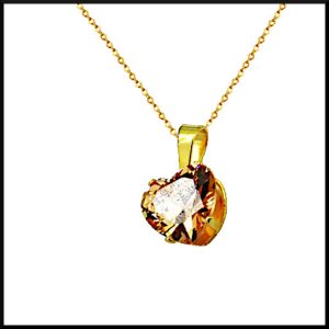 Halsband Livia Aprikos
