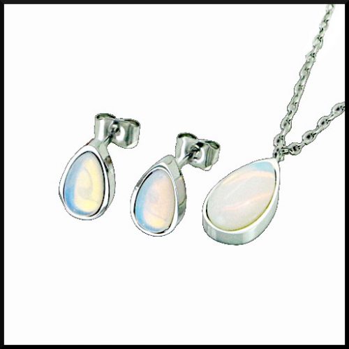 Halsband Opalit Droppe