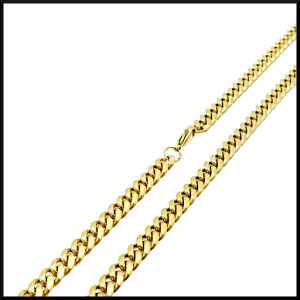 Pansarlänk 60 cm7 mm Guld