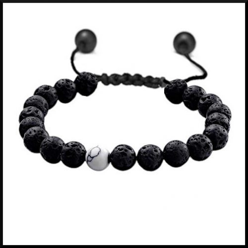 Armband Lavasten + Howlit