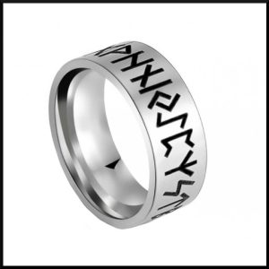 Stål Ring Runor
