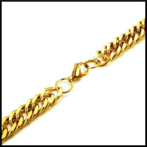 Armband Pansar Tät 10 mm Guld