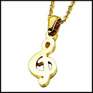 Halsband G Klav Guld