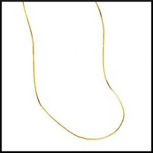 Ormlänk Guld 42 cm 1 mm