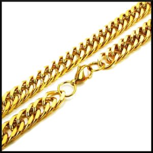 Pansarlänk Tät 60 cm 10 mm Guld