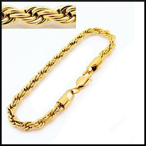 Armband Spirello Guld 5 mm