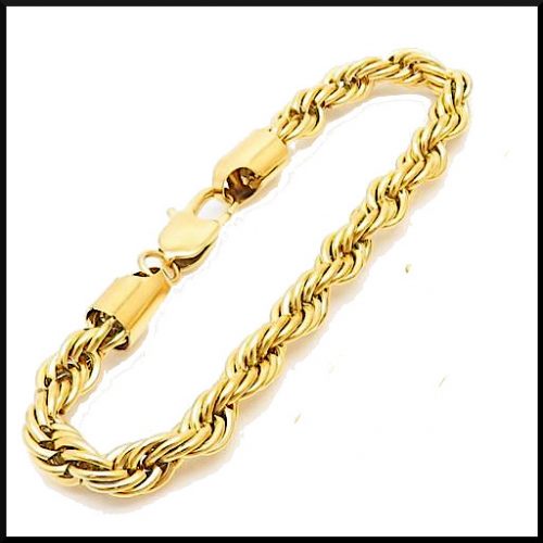 Armband Spirello Guld 7 mm