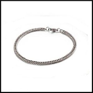Tät Pansar Armband 4 mm