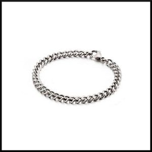 Armband Pansarlänk Rund 6 mm