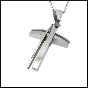 Halsband Kors Dubbel