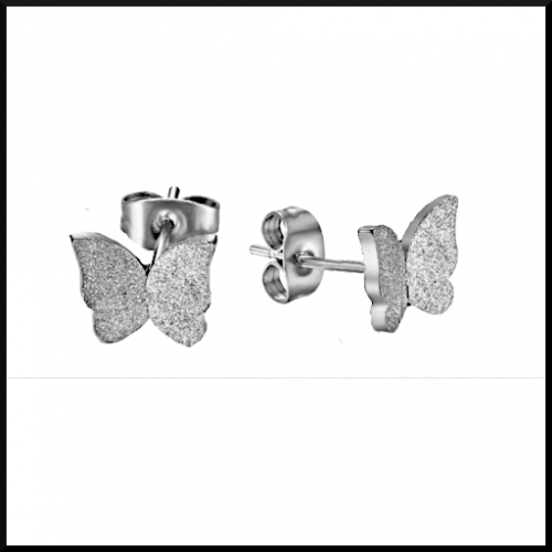 Örhängen Fjäril Glitter