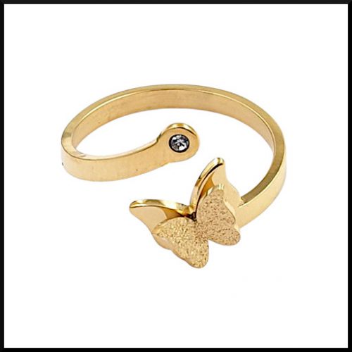 Ring Fjärila Guld